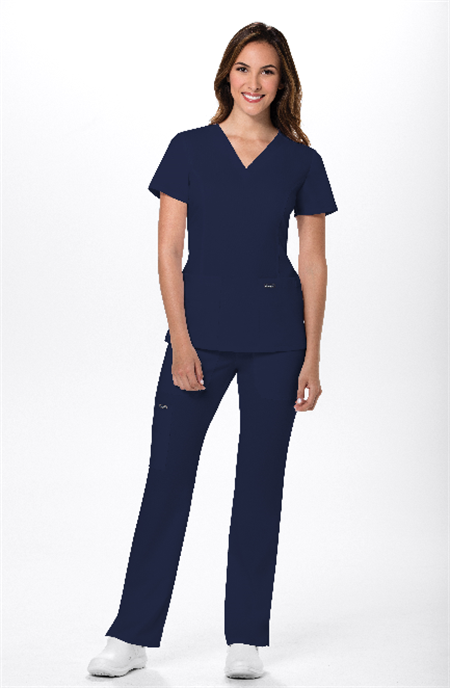 Sanibel Scrub Women's Top V-Neck - Uniform Scrub Top